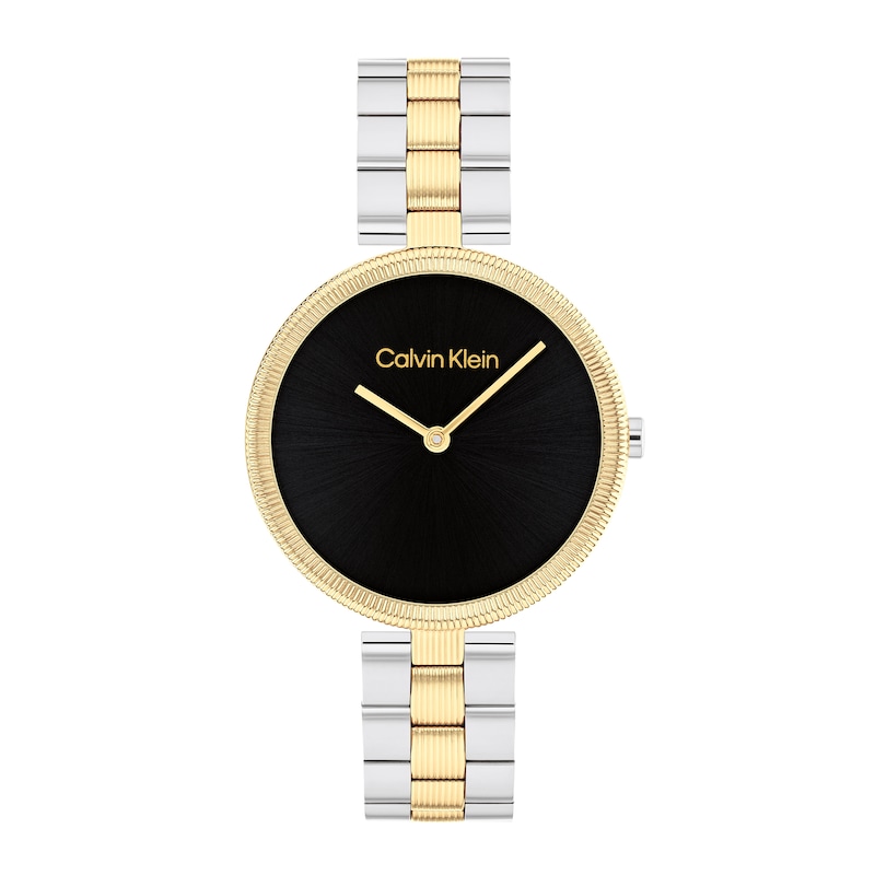 Ladies’ Calvin Klein Minimal Watch with Black Dial (Model: 25100012)