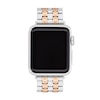 Thumbnail Image 1 of Ladies' Coach Apple Watch Straps Two-Tone Interchangeable Replacement Band Smart Watch Attachment (Model: 14700244)