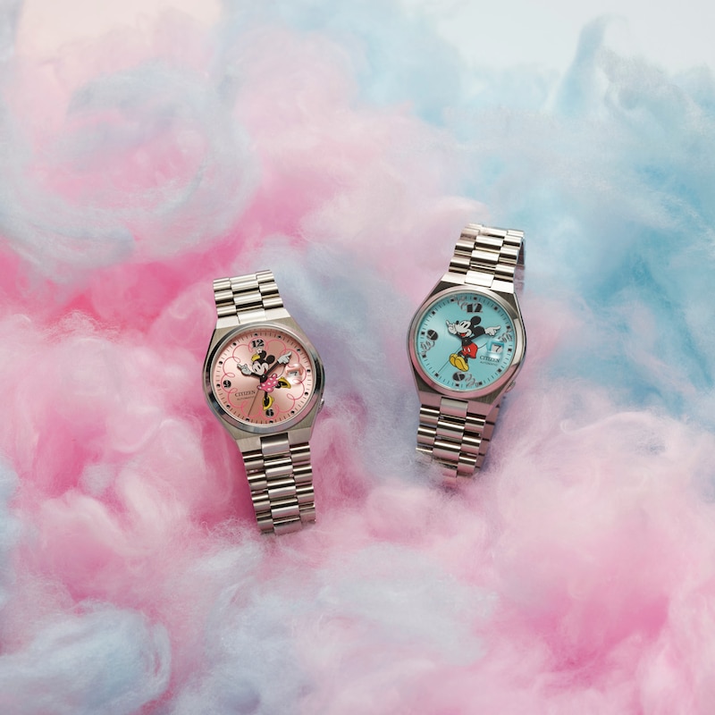 Main Image 6 of Citizen Disney Bouncing Mickey Mouse Tsuyosa Automatic Watch with Blue Dial (Model: NJ0156-50L)