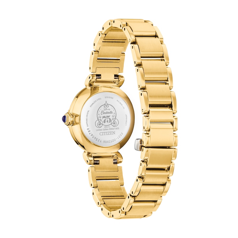 Main Image 3 of Ladies’ Citizen Eco-Drive® Disney Cinderella 75th Anniversary Diamond Watch and Pin Box Set (Model: EM1068-69W)