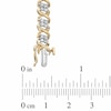 Thumbnail Image 1 of Previously Owned - 1 CT. T.W. Diamond "X" Bracelet in 10K Gold