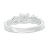 Thumbnail Image 2 of Previously Owned - 1 CT. T.W. Princess-Cut Diamond Past Present Future® Twist Ring in 14K White Gold (I/I1)