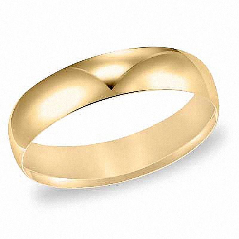 Previously Owned - Men's 5.0mm Comfort Fit Wedding Band in 14K Gold